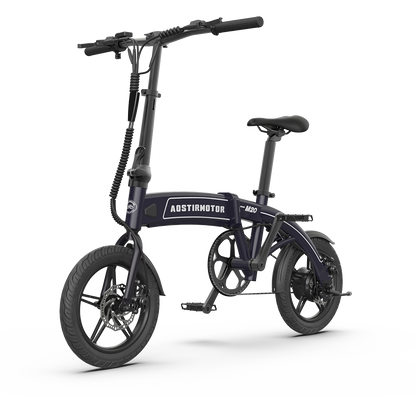 Lightweight Folding Electric Bike M20 Black