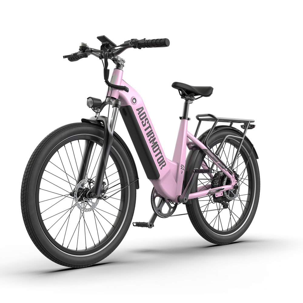 PRINCESS 52V 750W Electric Bike Pink