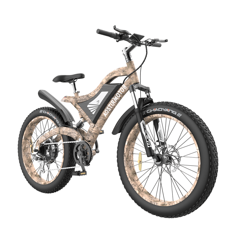 Snakeskin Grain Mountain EBike S18-1500W